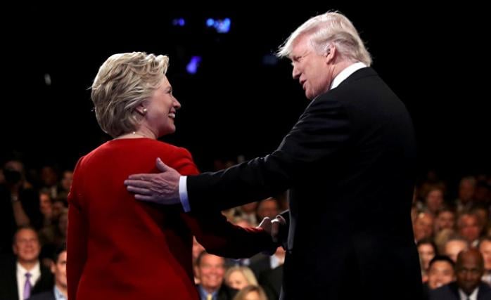 Состоялись финальные дебаты между Клинтон и Трампом (ВИДЕО)