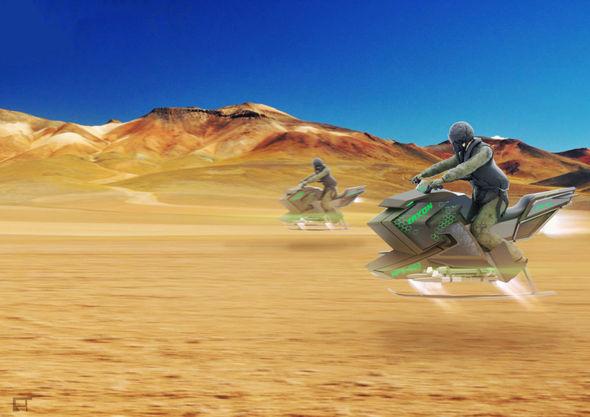 Канадський дизайнер придумав літаючий мотоцикл для спецназу (ФОТО, ВІДЕО)