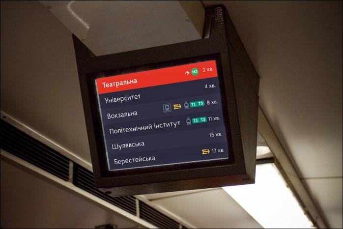 В вагонах киевского метро запустили новую систему оповещения (ФОТО, ВИДЕО)
