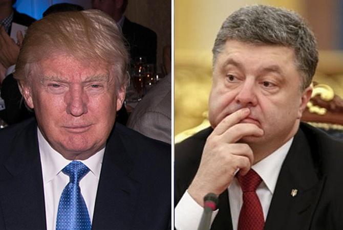Порошенко привітав Трампа з перемогою та запросив його до України (ВІДЕО)