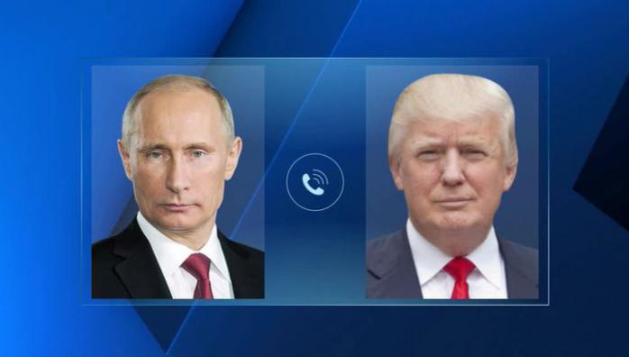 Путін провів першу телефонну розмову з Трампом