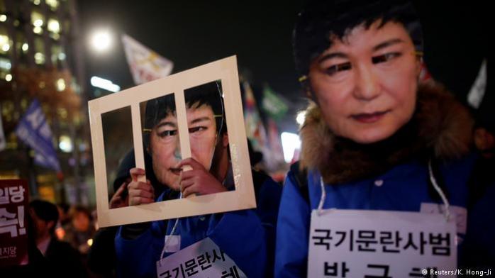 В парламент Южной Кореи внесена резолюция об импичменте президента
