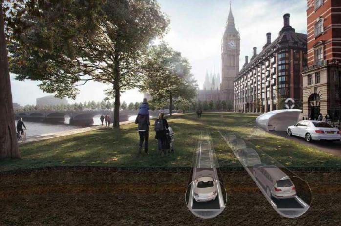 Лондонська компанія хоче відправити безпілотні електрокари під землю (ФОТО)