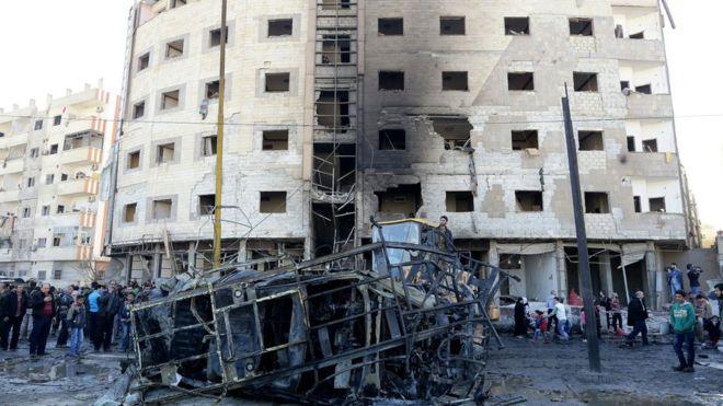 Теракт в Сирии: взрыв у здания полиции устроила маленькая девочка