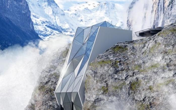 Украинец спроектировал уникальную гостиницу на вершине альпийских гор (ФОТО)