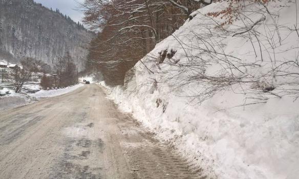 У Закарпатській області на дорогу зійшла лавина