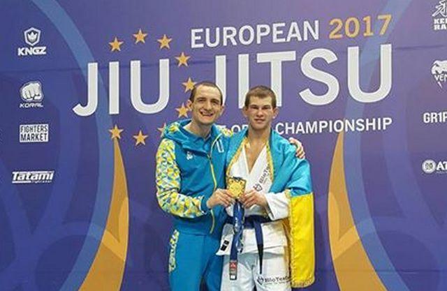 Украинец завоевал титул чемпиона Европы по джиу-джитсу (ФОТО)