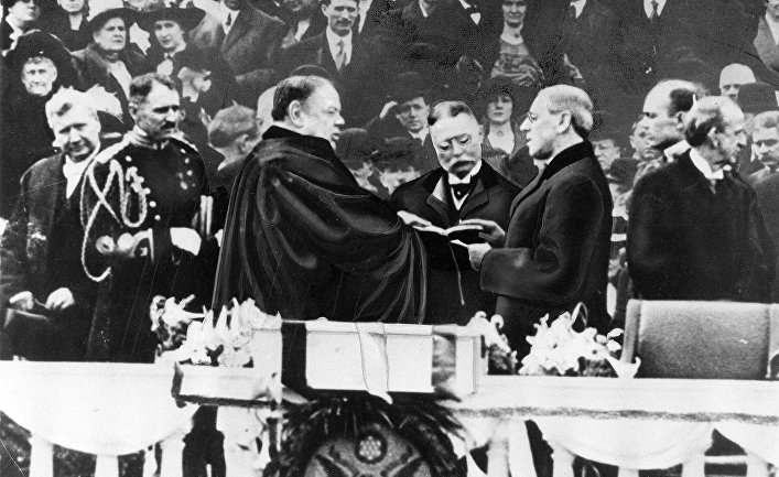 Церемония инаугурации Вудро Вильсона, 1913 год
