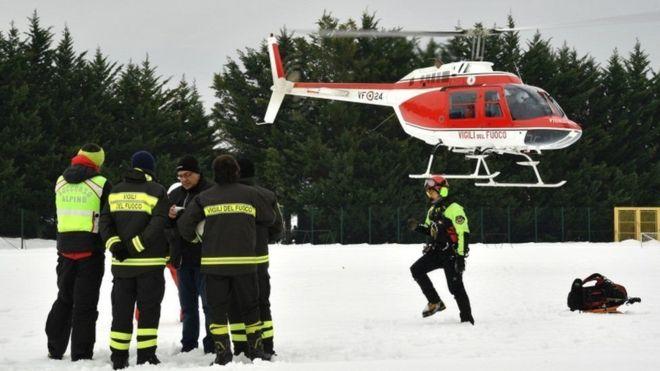 В Италии разбился вертолет спасателей