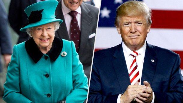 Британці виступили проти зустрічі королеви Єлизавети з Трампом