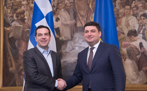 Гройсман зустрівся з прем’єром Греції