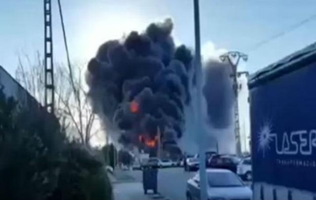 Появилось видео момента взрыва на АЭС во Франции