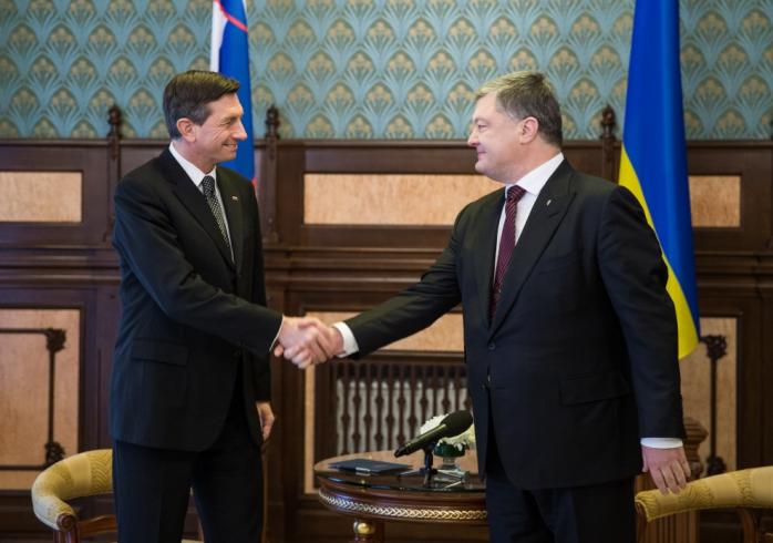 Президент Словении встретился с Порошенко после визита в Москву