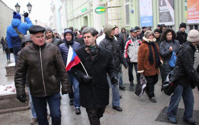 Активіст заявив про затримання понад 30 учасників опозиційного мітингу в РФ