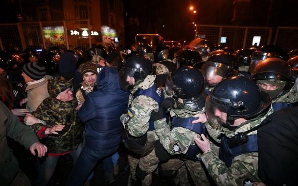 Полиция составила админпротоколы на шестерых участников акции протеста в центре Киева