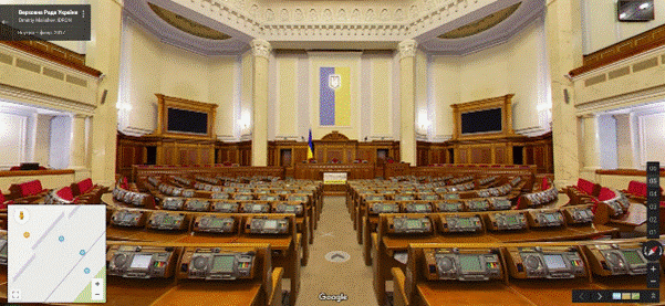 На прогулянку до Верховної Ради: сервіс Карти Google запустив новий 3D-тур