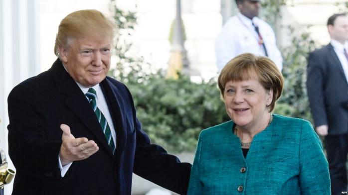 У Білому домі пройшла перша зустріч Трампа і Меркель (ВІДЕО)
