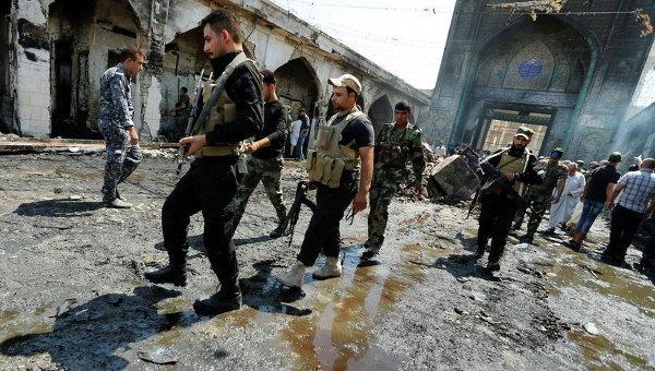 В Багдаде прогремел мощный взрыв на торговой улице, более 20 человек погибли