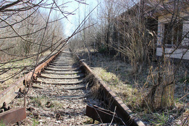 Строительство железной дороги к ЧАЕС / Фото "Укрбуд"