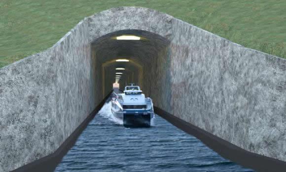 В Норвегии построят первый в мире морской тоннель для кораблей