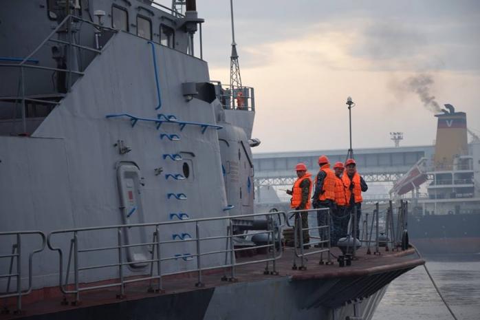 В Одессі кораблі ВМС Туреччини провели тренування з українським ракетним катером (ФОТО)