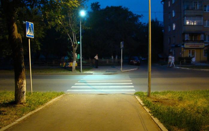 На пешеходных переходах Киева планируют установить сенсорное освещение