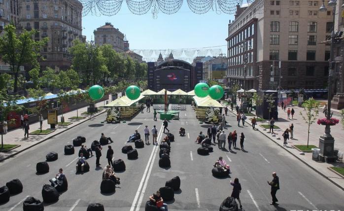 Как выглядит фан-зона Евровидения на Крещатике (ФОТО, ВИДЕО)