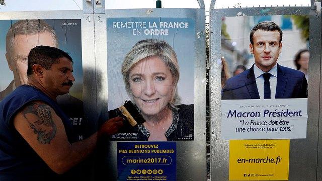 Макрон і Ле Пен вже проголосували на президентських виборах