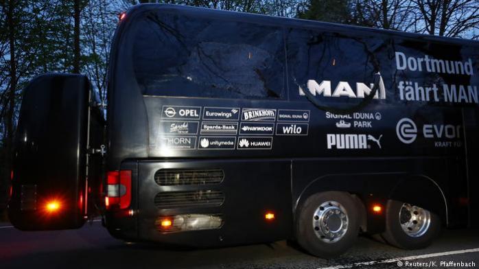 Вибух біля автобуса «Боруссії»: у поліції є докази провини росіянина