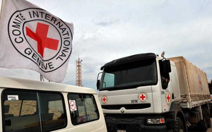 Красный крест отправил на оккупированную территорию Донбасса 13 фур с помощью