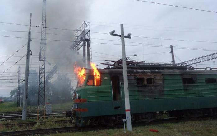 На Виннитчине горел дизельный пассажирский поезд