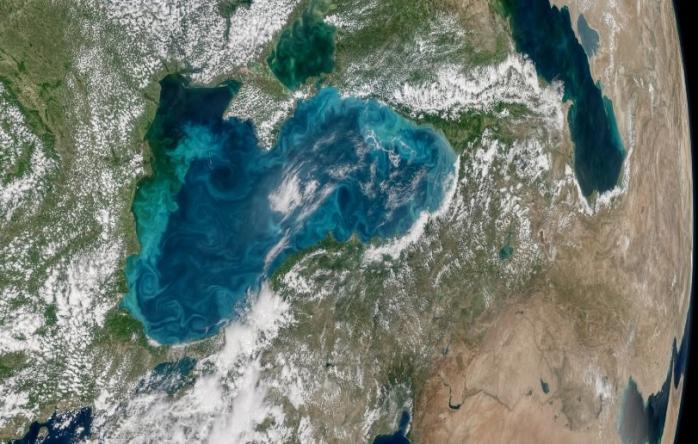 NASA показало космическую фотографию Черного моря (ФОТО)