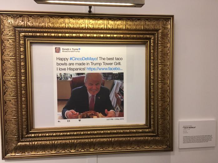 Каждое слово — шедевр: в США создали музей твитов Трампа (ФОТО)