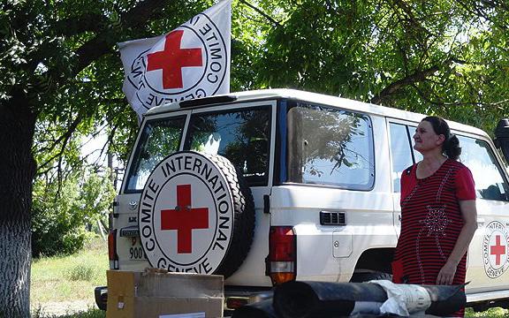 Красный Крест направил на оккупированную часть Донбасса продовольствие и стройматериалы