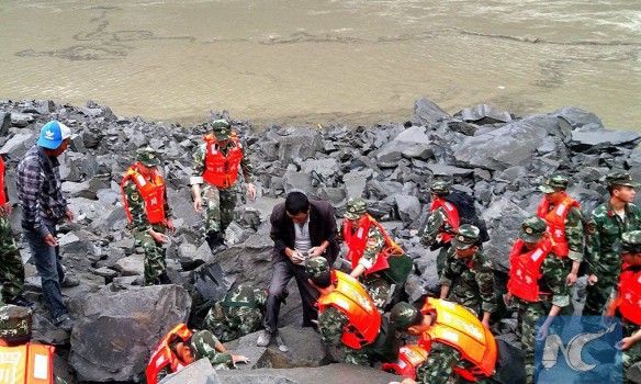 Оползни в Китае. Под завалами 46 домов, без вести пропали 140 жителей 1