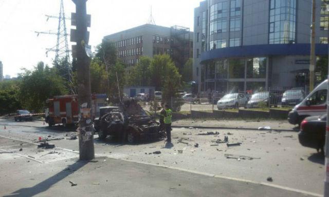 Від вибуху автомобіля у Києві загинув представник Міноборони (ВІДЕО)