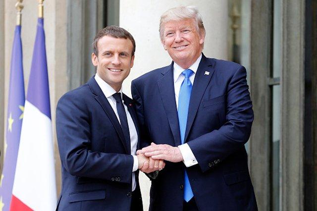 В гости к Макрону: Трамп прибыл с официальным визитом в Париж (ФОТО)