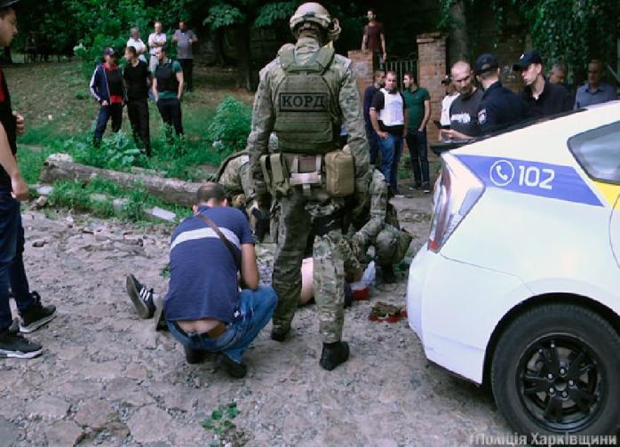 В Харькове грабитель пытался уйти от полиции по-голливудски и погиб