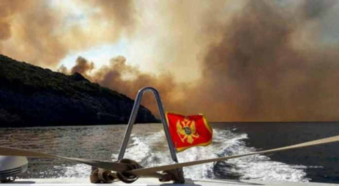 Курорты Хорватии и Черногории охвачены лесными пожарами (ФОТО)