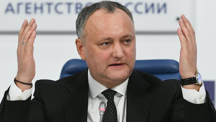 Додон назвав провокацією вимогу парламенту про виведення військ РФ з Придністров’я
