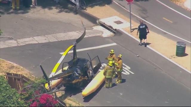 У Лос-Анджелесі посеред вулиці впав вертоліт, є постраждалі (ФОТО, ВІДЕО)