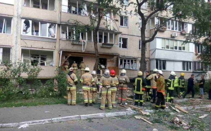 У газовій службі назвали ймовірні причини вибуху в багатоповерхівці Києва