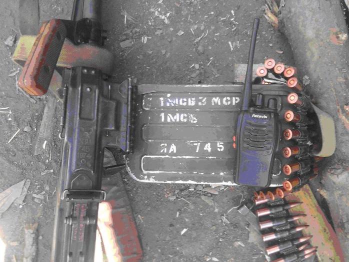 На Луганщине бойцы АТО захватили российское оружие (ФОТО)