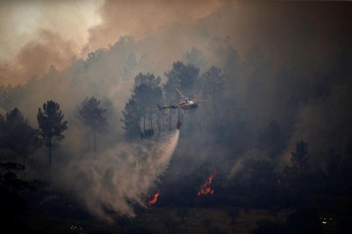 Огонь наступает: Португалия обратилась к странам ЕС за помощью в тушении лесных пожаров
