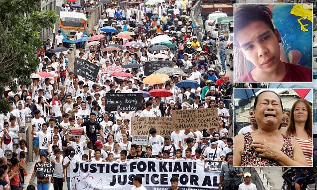 На Филиппинах подросток стал жертвой антинаркотических рейдов: люди вышли на протест (ФОТО)