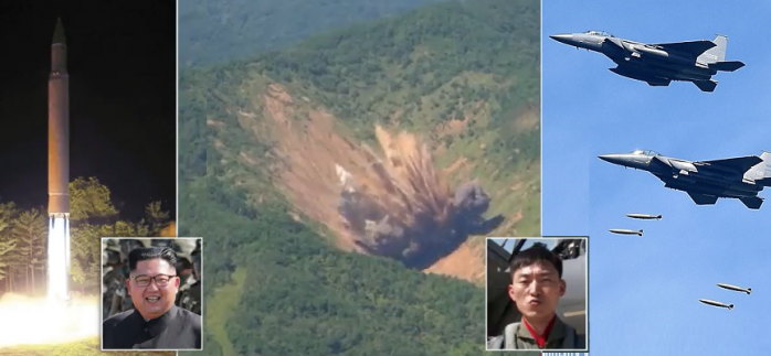ВВС Южной Кореи сбросили восемь многоцелевых авиабомб близ границы с КНДР (ФОТО)