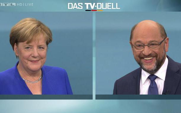 Выборы в Германии: Меркель победила Шульца в теледебатах