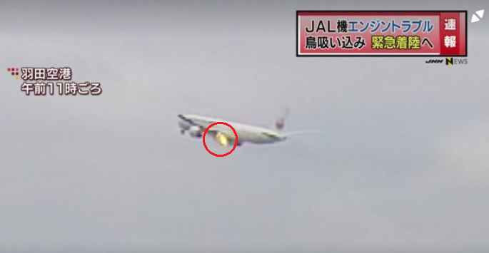Пилоты сумели экстренно посадить самолет Japan Airlines в Токио: загорелся двигатель (ВИДЕО)