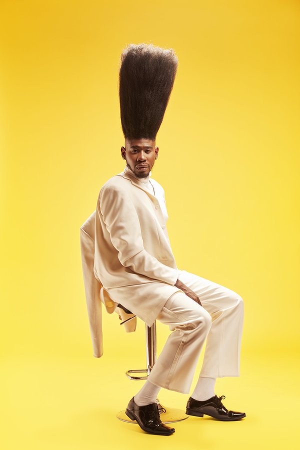 Фото: Бенни Харлем и его 132-сантиметровая прическа