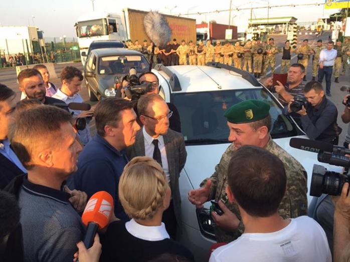 Саакашвили прорвался на территорию Украины